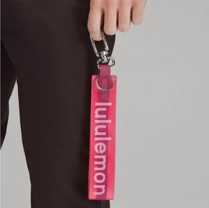 lululemon athletica Pink Keychain